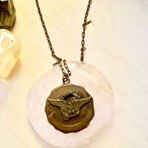 Vintage USNR PENDANT Charm Necklace